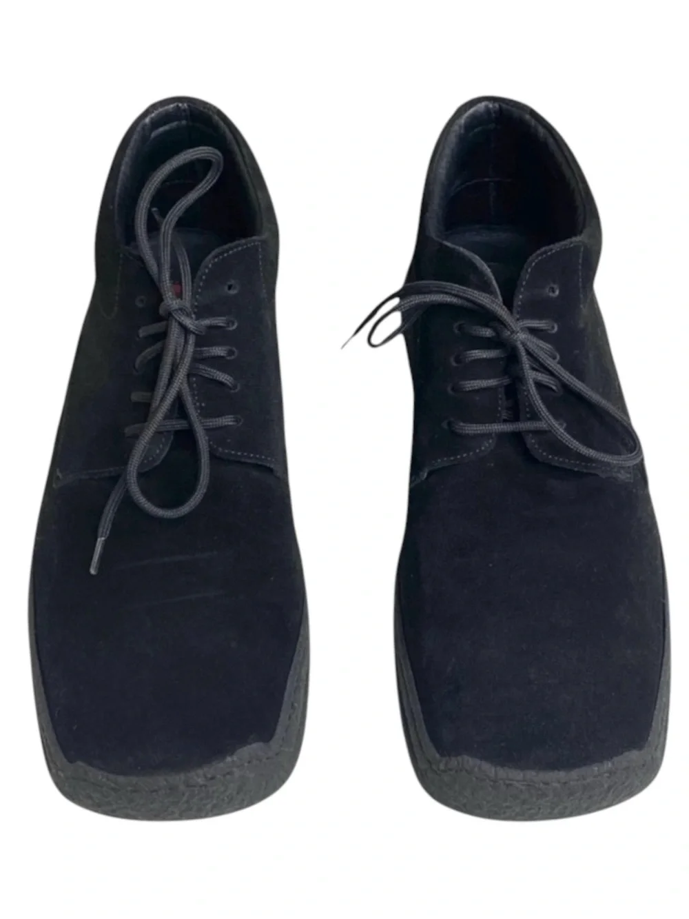 Johnston & Murphy ❁ Suede Lace Up Chukka Ankle Boots Handcrafted Shoe ❁ Black 11